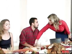 Step Moms Bang Teens - Naughty Family Thanksgiving